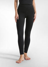 RECYCLED MICROFIBRE LEGGINGS - BLACK - BLACK | DEHA