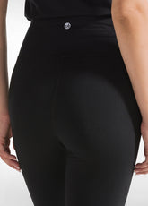 LEGGINGS IN MICROFIBRA RICICLATA NERO - RESTART WITH YOGA | DEHA