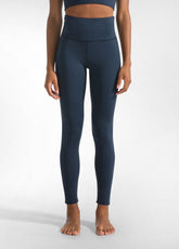 LEGGINGS IN MICROFIBRA RICICLATA BLU - NIGHT BLUE | DEHA