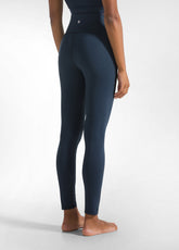 LEGGINGS IN MICROFIBRA RICICLATA BLU - NIGHT BLUE | DEHA