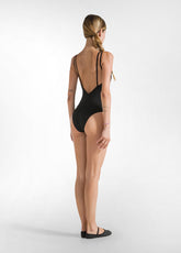 RECYCLED MICROFIBRE BODY - BLACK - Jumpsuits & Bodysuits | DEHA