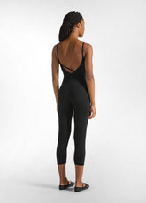 RECYCLED MICROFIBRE BODYSUIT - BLACK - BLACK | DEHA