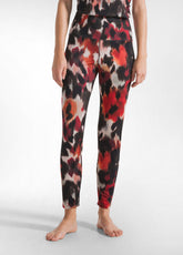 LEGGINGS STAMPA ALLOVER ROSSO - WATERCOLOR RED | DEHA