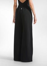 WIDE LEG HEAVY SWEATPANTS - BLACK - BLACK | DEHA