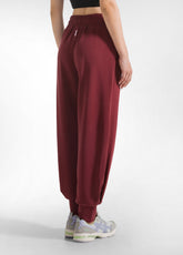 SOFT TOUCH JOGGER PANTS - RED - CORDOVAN RED | DEHA