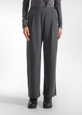 SOFT TOUCH STRAIGHT LEG PANTS - GREY - LEAD GREY | DEHA