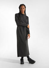 SOFT TOUCH LONG DRESS - BLACK - BLACK | DEHA