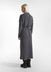 SOFT TOUCH LONG DRESS - GREY - LEAD GREY | DEHA