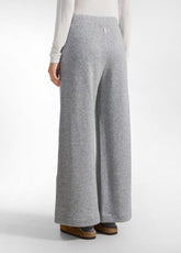 LUREX-SWEATHOSE MIT WEITEM BEIN - GRAU - GREY MELANGE | DEHA