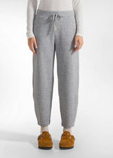 LUREX CARROT-FIT PANTS - GREY - GREY MELANGE | DEHA