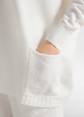 PULLOVER AMPIO MISTO LANA BIANCO - MILK WHITE | DEHA