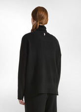 PULLOVER LOUNGE COLLO ALTO NERO - BLACK | DEHA