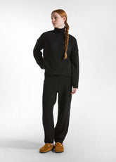 PULLOVER LOUNGE COLLO ALTO NERO - BLACK | DEHA