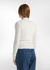 LOUNGE KNITTED SLIM FIT TOP - WHITE - MILK WHITE | DEHA