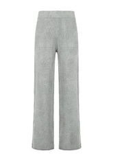 LOUNGE-STRICKHOSE MIT WEITEM BEIN - GRAU - Komplett neue Kollektion | DEHA