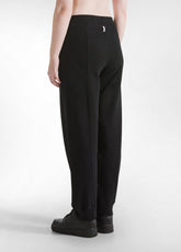 PANTALONE IN FELPA DI COTONE ORGANICO NERO - BLACK | DEHA