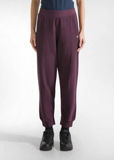 PURPLE BRUSHED COTTON BIKER SUIT - PLUM VIOLET | DEHA