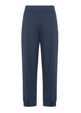 PANTALONE IN FELPA DI COTONE ORGANICO BLU - NIGHT BLUE | DEHA