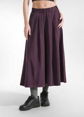 CULOTTE-HOSE AUS LEICHTE CORD - LILA - PLUM VIOLET | DEHA