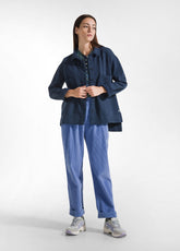 CAMICIA IN FELPA COMFY BLU - NIGHT BLUE | DEHA