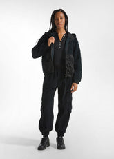 CORDUROY CARGO PANTS - BLACK - Rhythm | DEHA