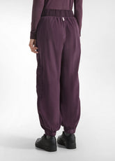 PANTALONE CARGO IN VELLUTO VIOLA - PLUM VIOLET | DEHA