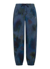 PANTALONE JOGGER STAMPATO OTHER - PAINTED BLUE | DEHA