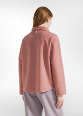 LIGHT BOILED WOOL SHIRT - PINK - MISTY ROSE | DEHA