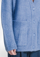 WEICHER CARDIGAN - BLAU - SKY BLUE | DEHA