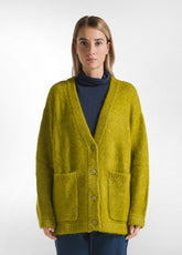 CARDIGAN SOFFICE VERDE - LIME GREEN | DEHA