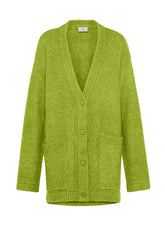 CARDIGAN SOFFICE VERDE - LIME GREEN | DEHA