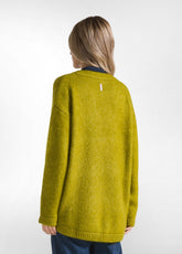 CARDIGAN SOFFICE VERDE - LIME GREEN | DEHA