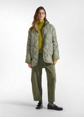 GABARDINE BALLOON PANTS - GREEN - Tinto in Capo | DEHA