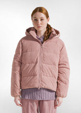 CORDUROY PADDED JACKET - PINK - Jackets & Vests | DEHA