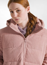 CORDUROY PADDED JACKET - PINK - MISTY ROSE | DEHA