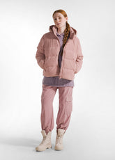 CORDUROY PADDED JACKET - PINK - MISTY ROSE | DEHA