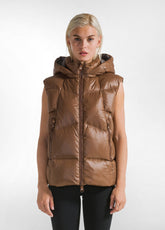 PIUMINO SMANICATO MARRONE - GLACE' BROWN | DEHA