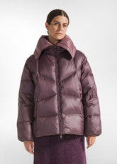 PUFFER DOWN JACKET - PURPLE - HEATHER PURPLE | DEHA