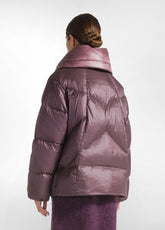 PUFFER DOWN JACKET - PURPLE - HEATHER PURPLE | DEHA