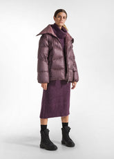 PUFFER DOWN JACKET - PURPLE - HEATHER PURPLE | DEHA