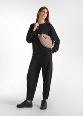 COMFORT JUMPSUIT WITH BLACK PLEATED DETAIL - SHOP BY LOOK | DEHA