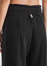 PANTALONE BALLOON IN FELPA NERO - BLACK | DEHA