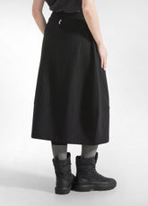 BALLOON LONG SKIRT - BLACK - BLACK | DEHA