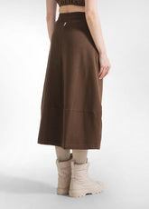 BALLOON LONG SKIRT - BROWN - COFFEE BROWN | DEHA