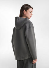 SCUBA-JACKE MIT REISSVERSCHLUSS - GRAU - LEAD GREY | DEHA