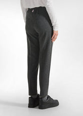 PANTALONE DRITTO GESSATO GRIGIO - DARK GREY | DEHA