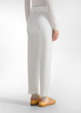 PANTALONE PUNTO MILANO BIANCO - MILK WHITE | DEHA