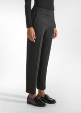 TEXTURED STRAIGHT PANTS - GREY - DARK GREY | DEHA