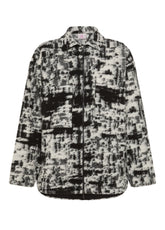 JACQUARD WOOLY SHIRT - BLACK - Shirts & Blouses | DEHA