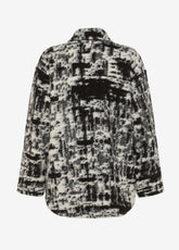 JACQUARD WOOLY SHIRT - BLACK - Shirts & Blouses | DEHA